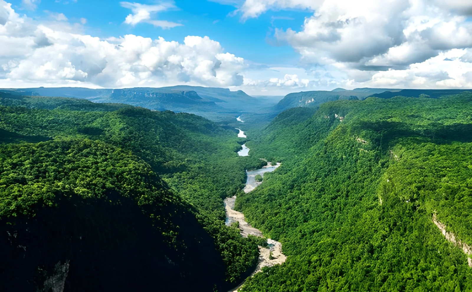 Potaro River valley Guyana nature
